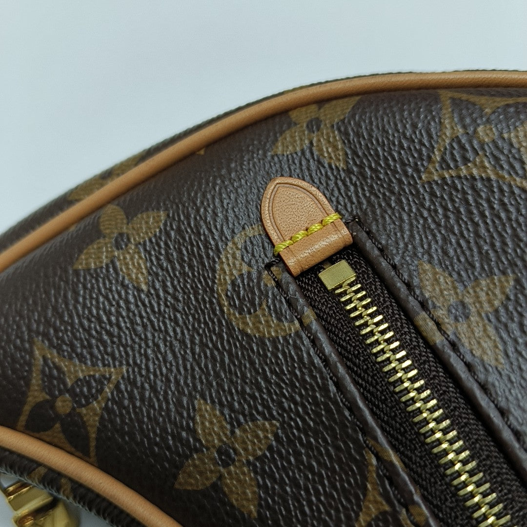 LOOP Monogram Coated Canvas Brown