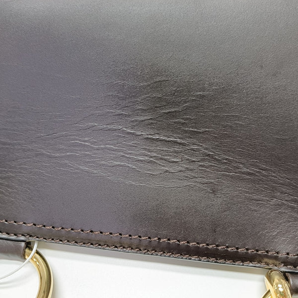 Calfskin Shoulder Bag Brown