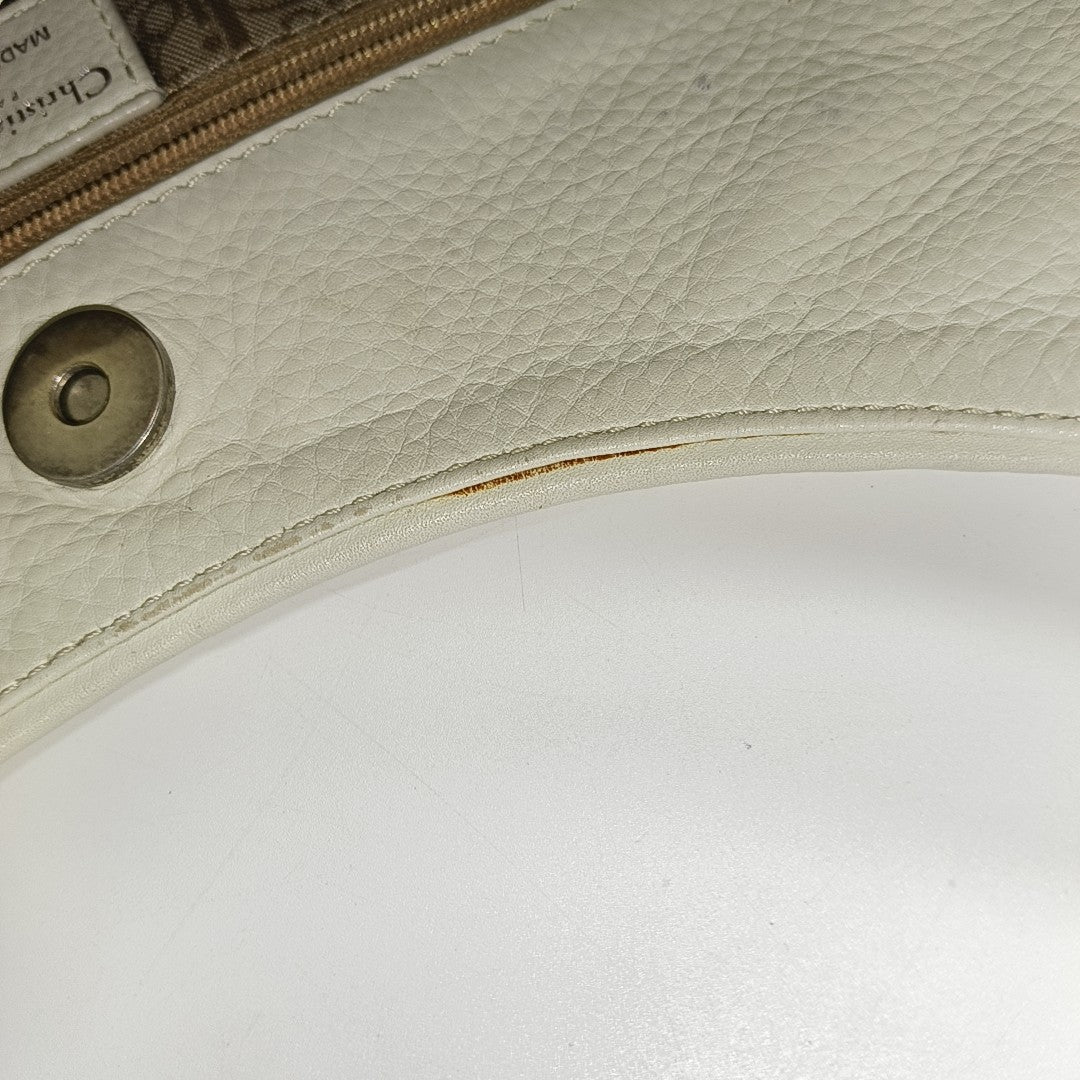 Calfskin Top Handle Bag White