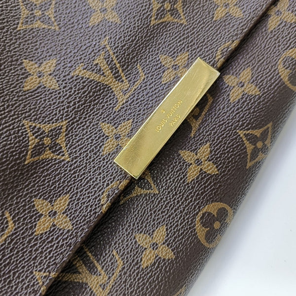 FAVORITE MM Monogram Coated Canvas Brown