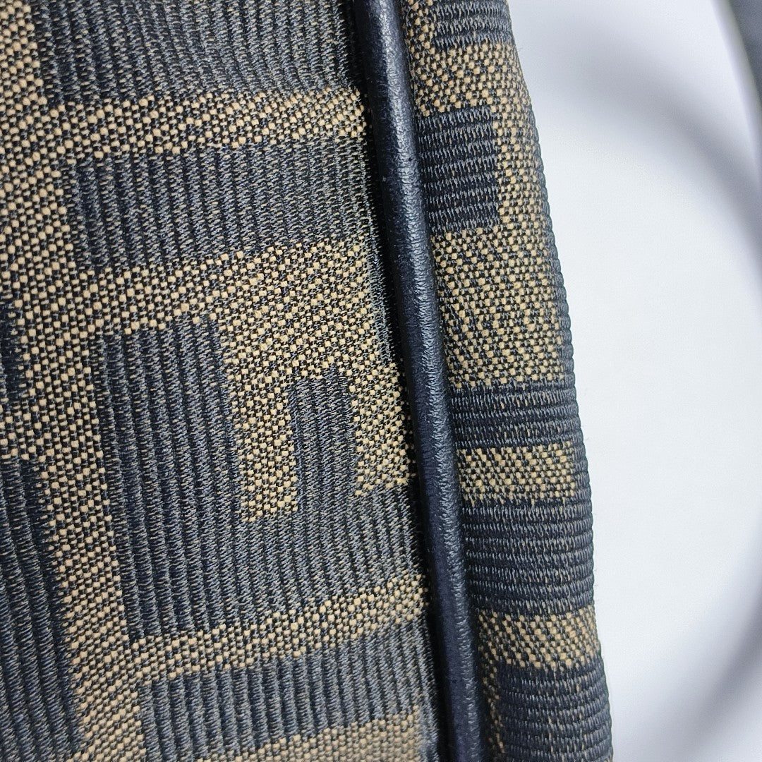 Monogram Canvas Top Handle Bag Brown