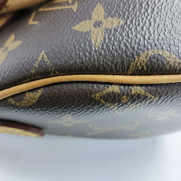 SPEEDY Nano Monogram Coated Canvas Brown