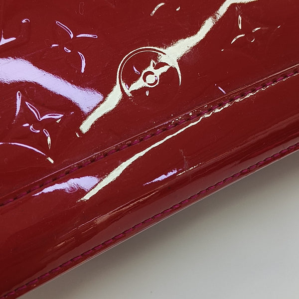ALMA PM Monogram Patent Leather Red