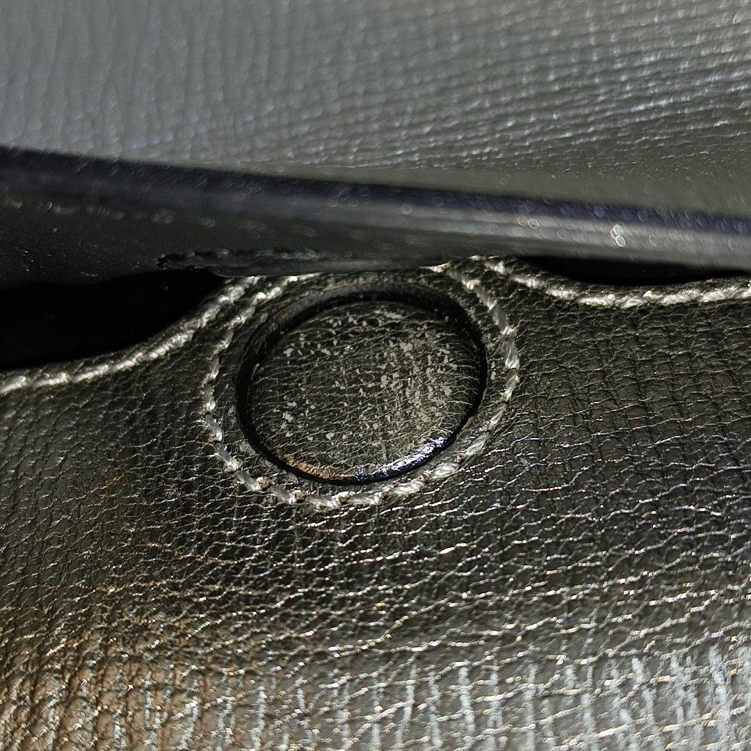 Gancino Calfskin Silver
