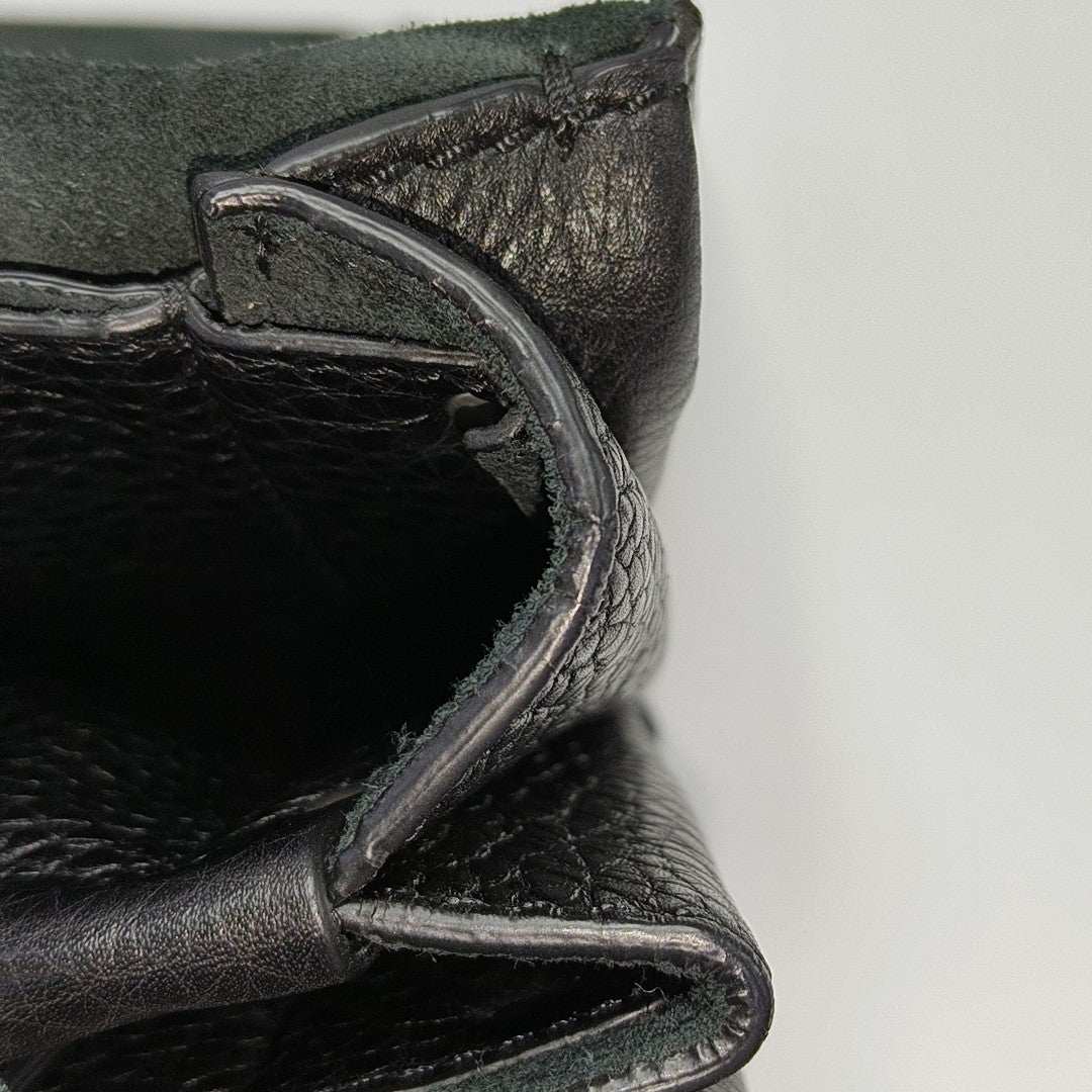 Calfskin Shoulder Bag Black
