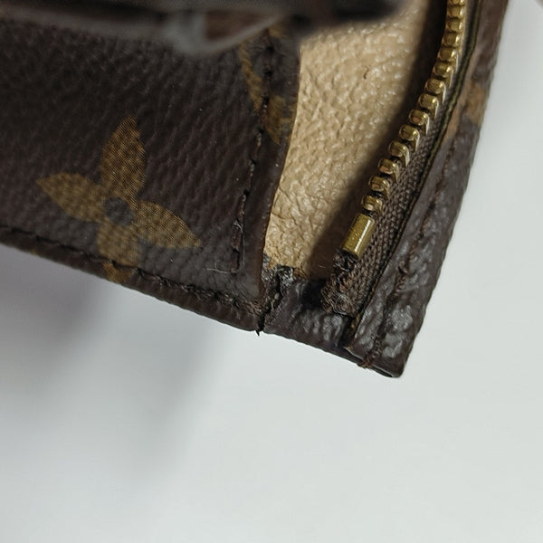 TOILET POCKET 19 Monogram Coated Canvas Brown