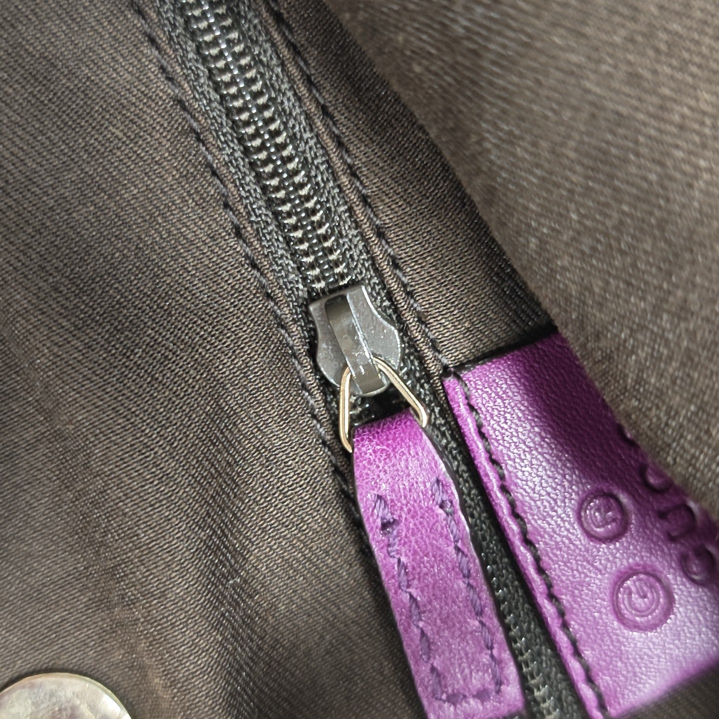 Britt Monogram Calfskin Purple