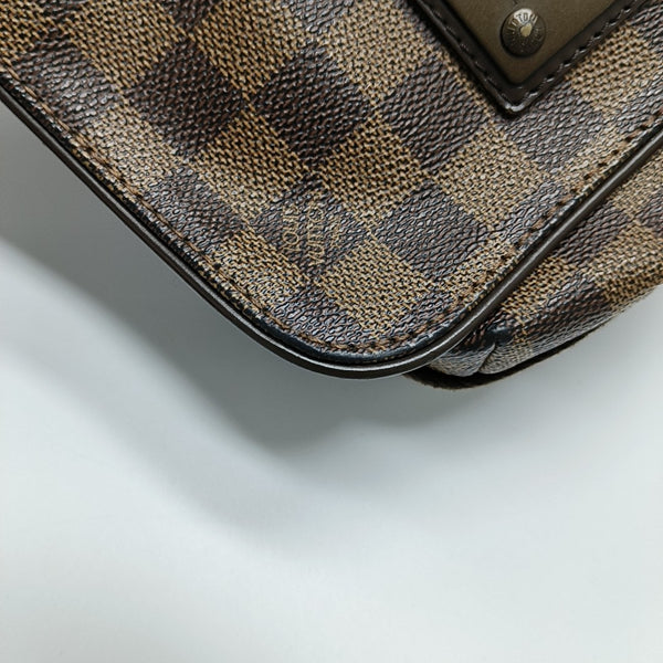 BROOKLYN PM Damier Ebene Coated Canvas Brown
