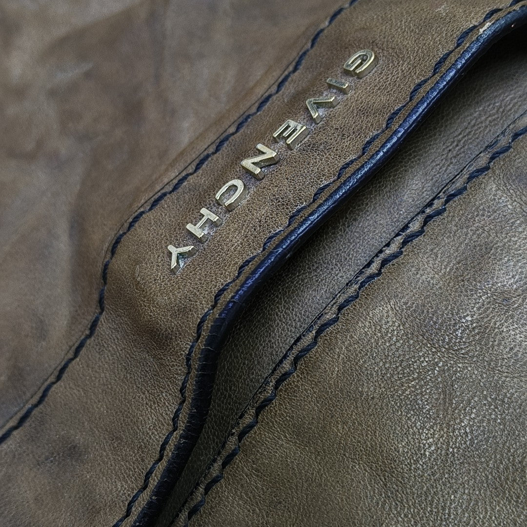 Calfskin Shoulder Bag Brown
