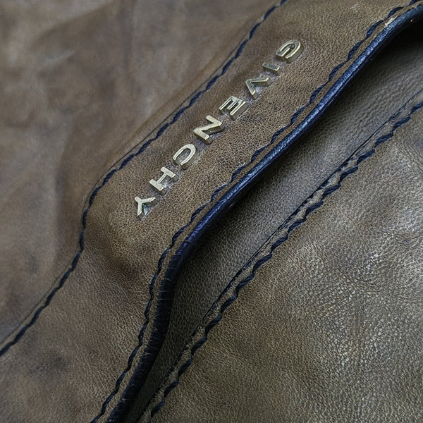 Calfskin Shoulder Bag Brown