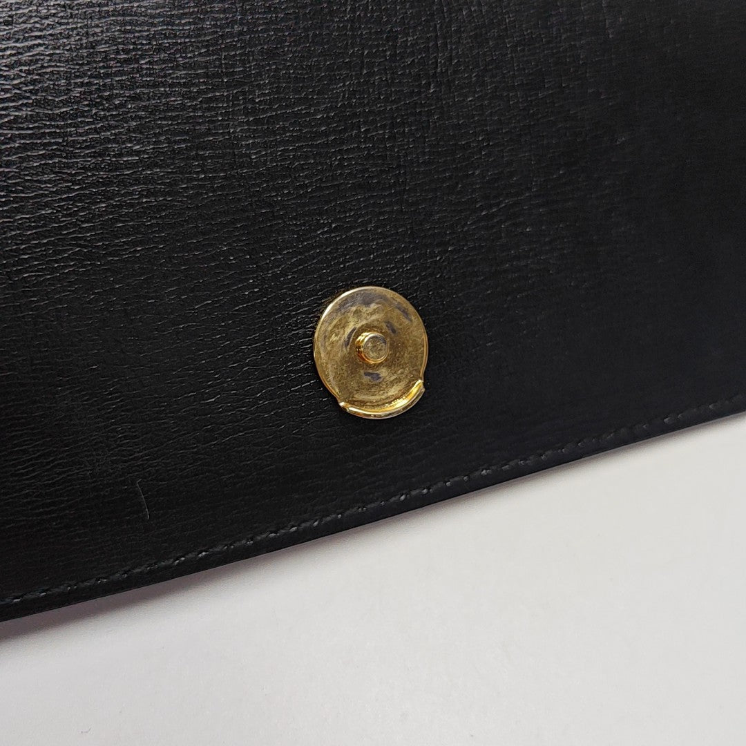 SUNSET Medium Calfskin Black