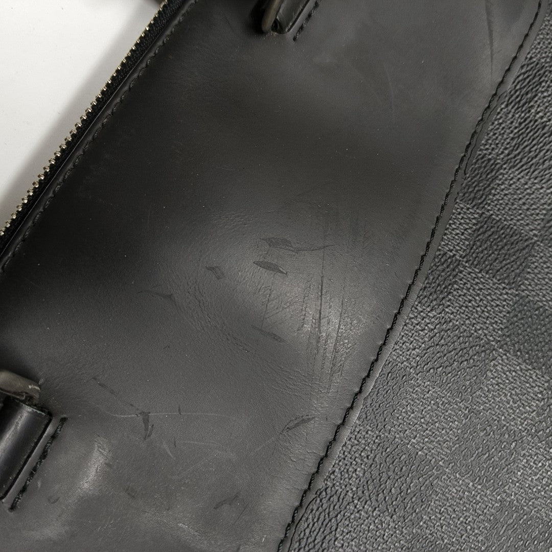 PORTE-DOCUMENTS Damier Graphite Coated Canvas Black