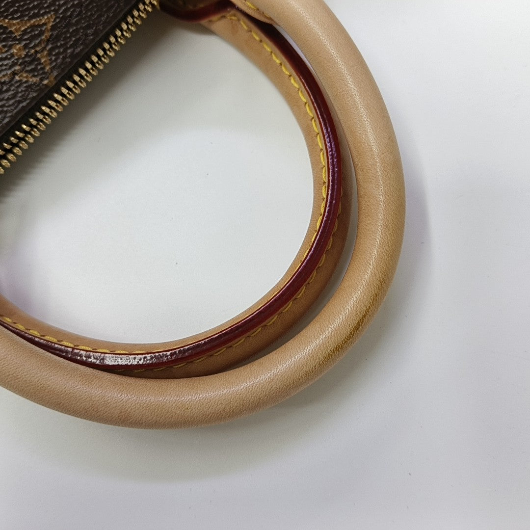 SPEEDY 25 Monogram Coated Canvas Brown