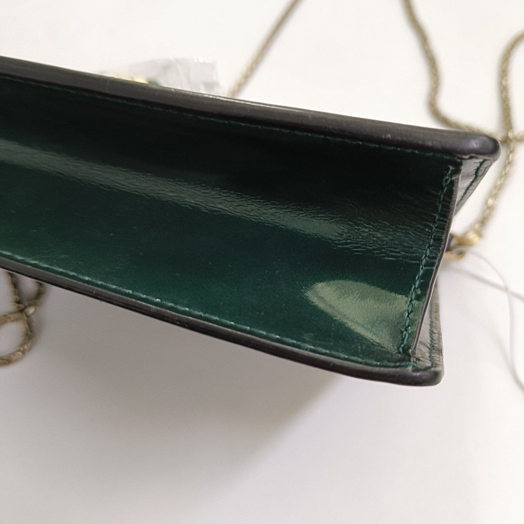 SERPENTI FOREVER Patent Leather Green