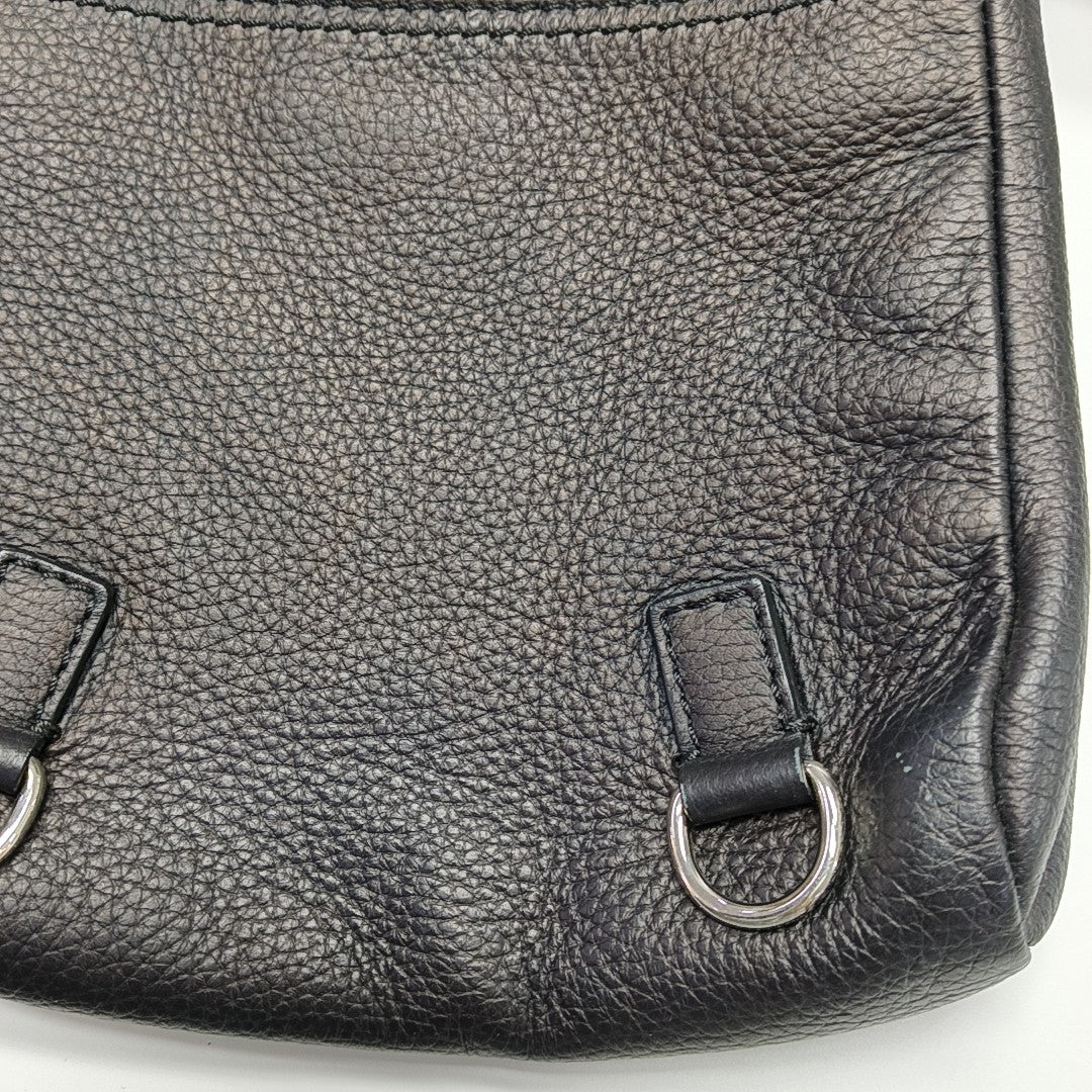 Calfskin Crossbody Bag Black