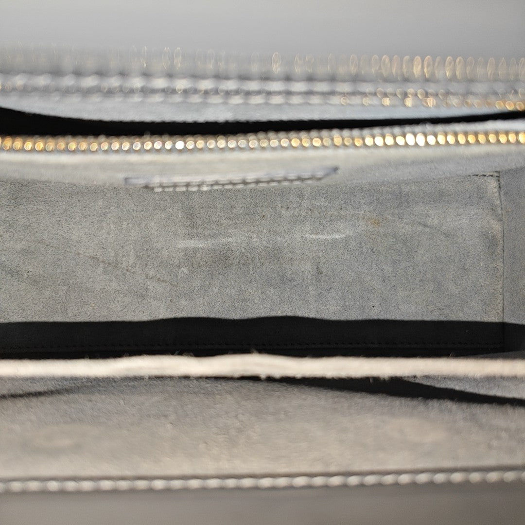 Lady Dior Medium Cannage Patent Leather Blue
