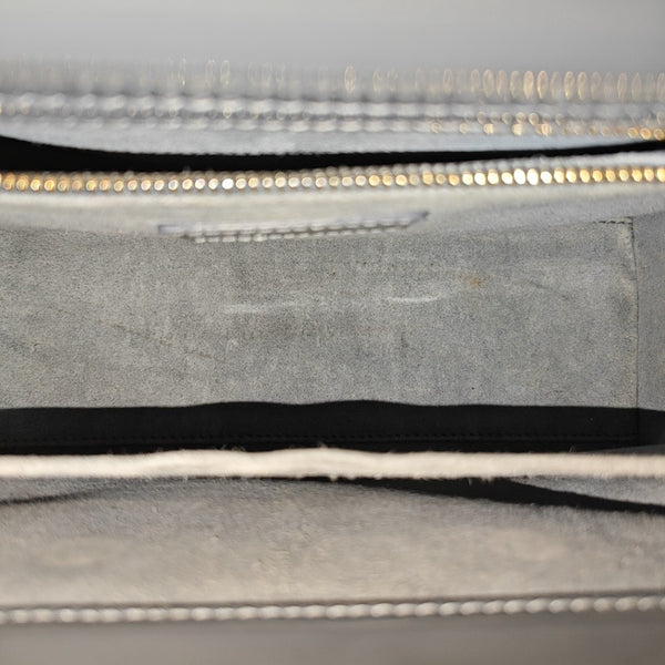 Lady Dior Medium Cannage Patent Leather Blue