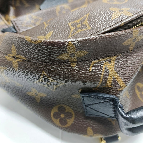 PALM SPRINGS Mini Monogram Coated Canvas Brown