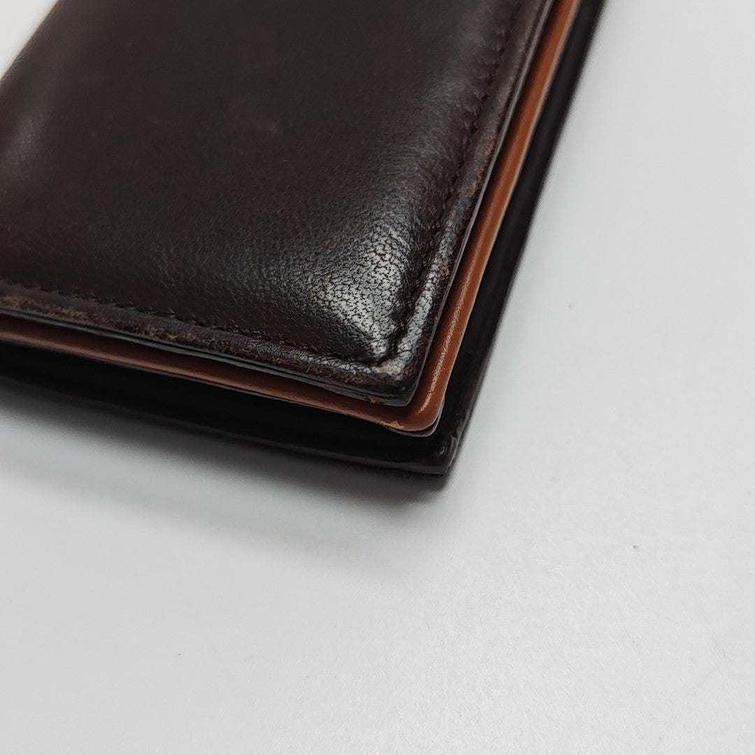 Calfskin Card Holder Brown
