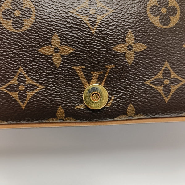 DIANE Monogram Coated Canvas Brown