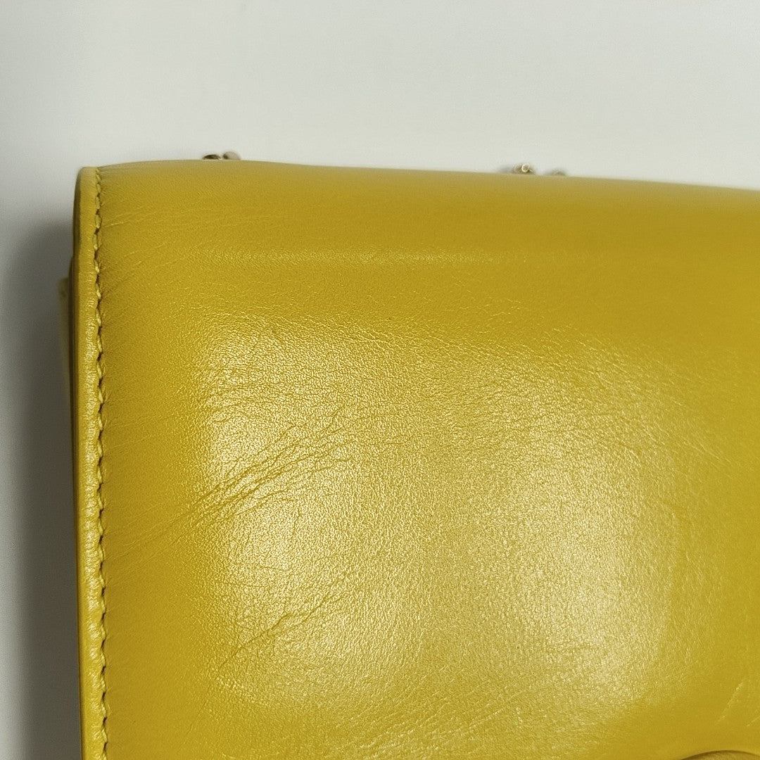 BVLGARI Calfskin Yellow