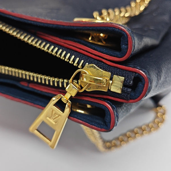 SURENE BB Monogram Calfskin Blue