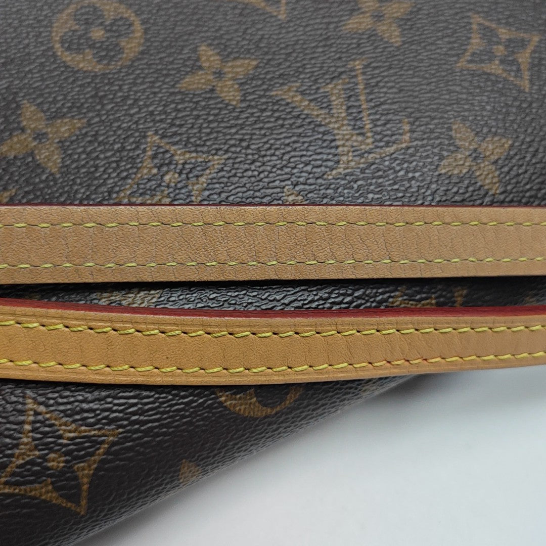 IVY Monogram Coated Canvas Brown