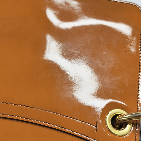 Roy Patent Leather Brown