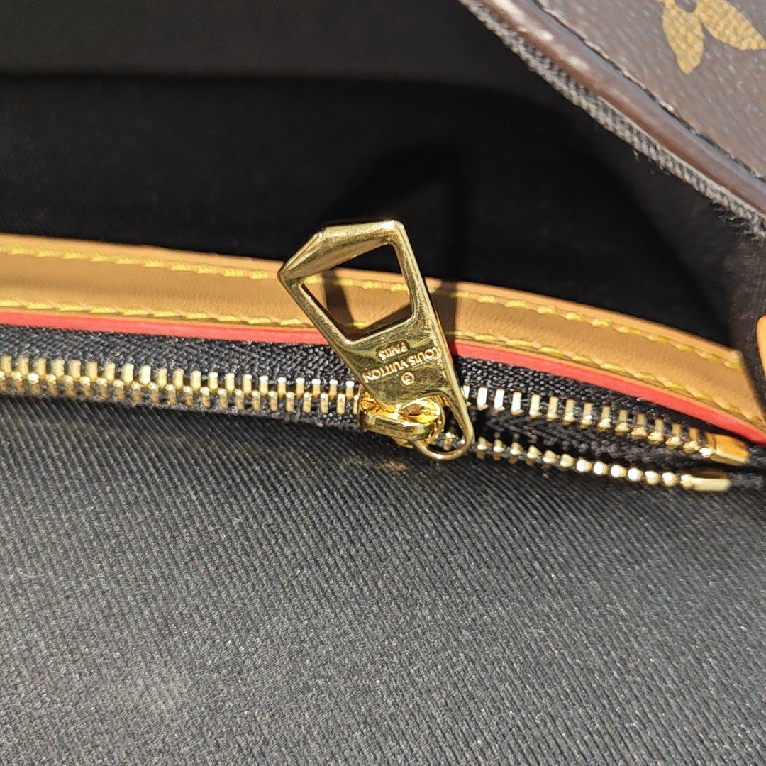 DIANE Monogram Coated Canvas Brown