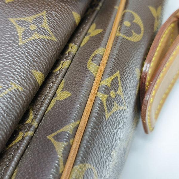 VIVA CITE Monogram Coated Canvas Brown