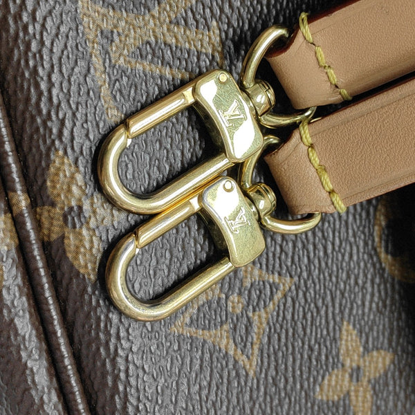 IVY Monogram Coated Canvas Brown