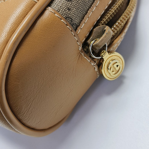 Monogram Coated Canvas Top Handle Bag Beige