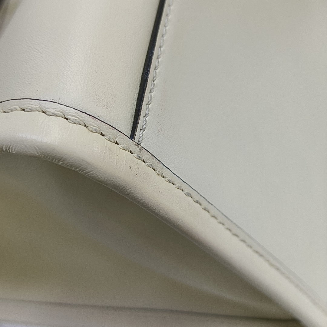 Sunshine Medium Calfskin White