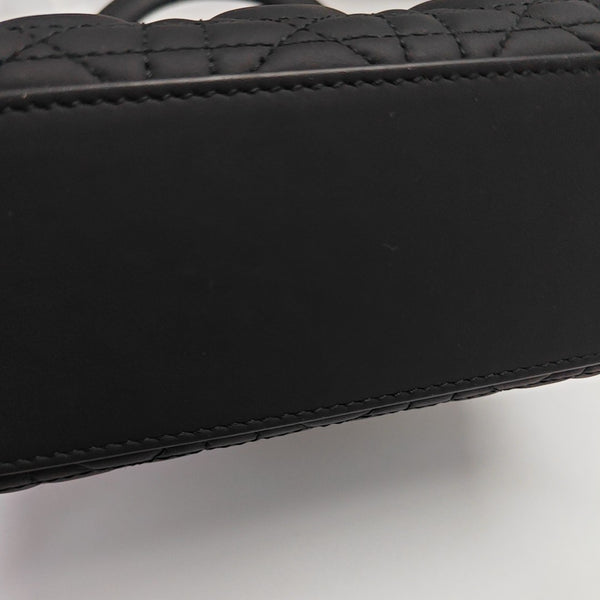 Lady Dior Small Cannage Calfskin Black