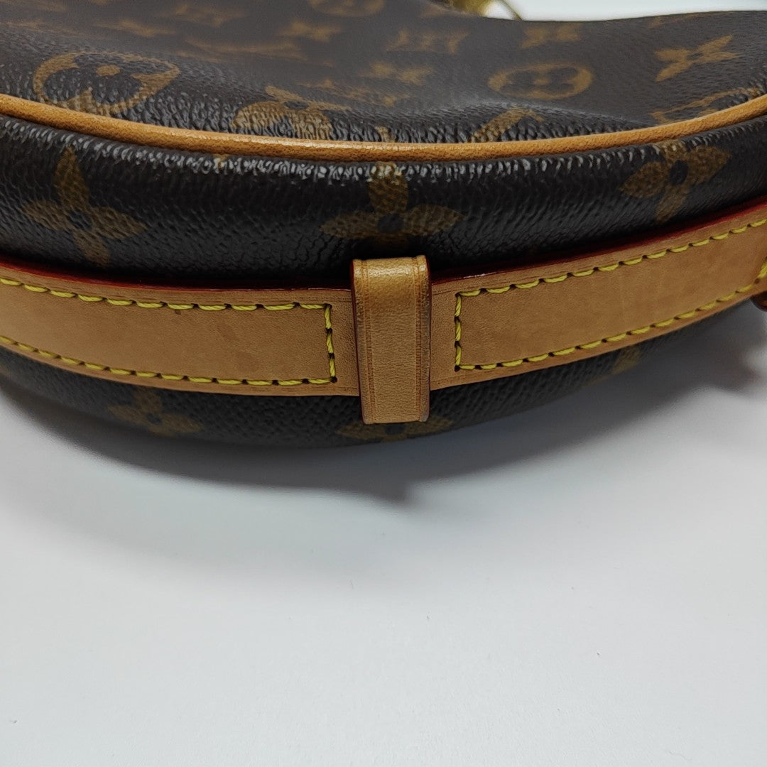 CROISSANT Monogram Coated Canvas Brown
