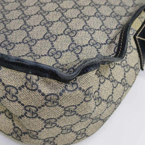 Monogram Coated Canvas Shoulder Bag Beige