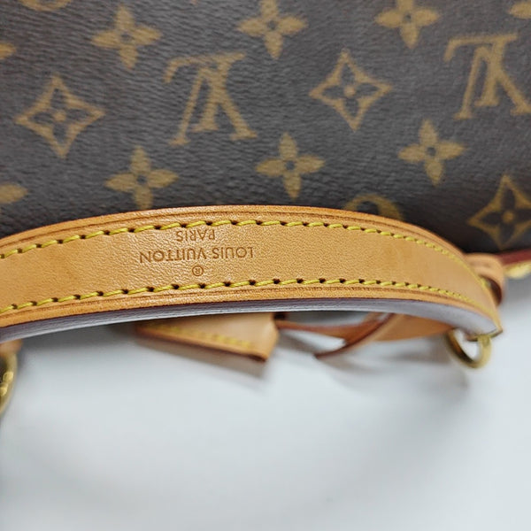 CLUNY Monogram Coated Canvas Brown