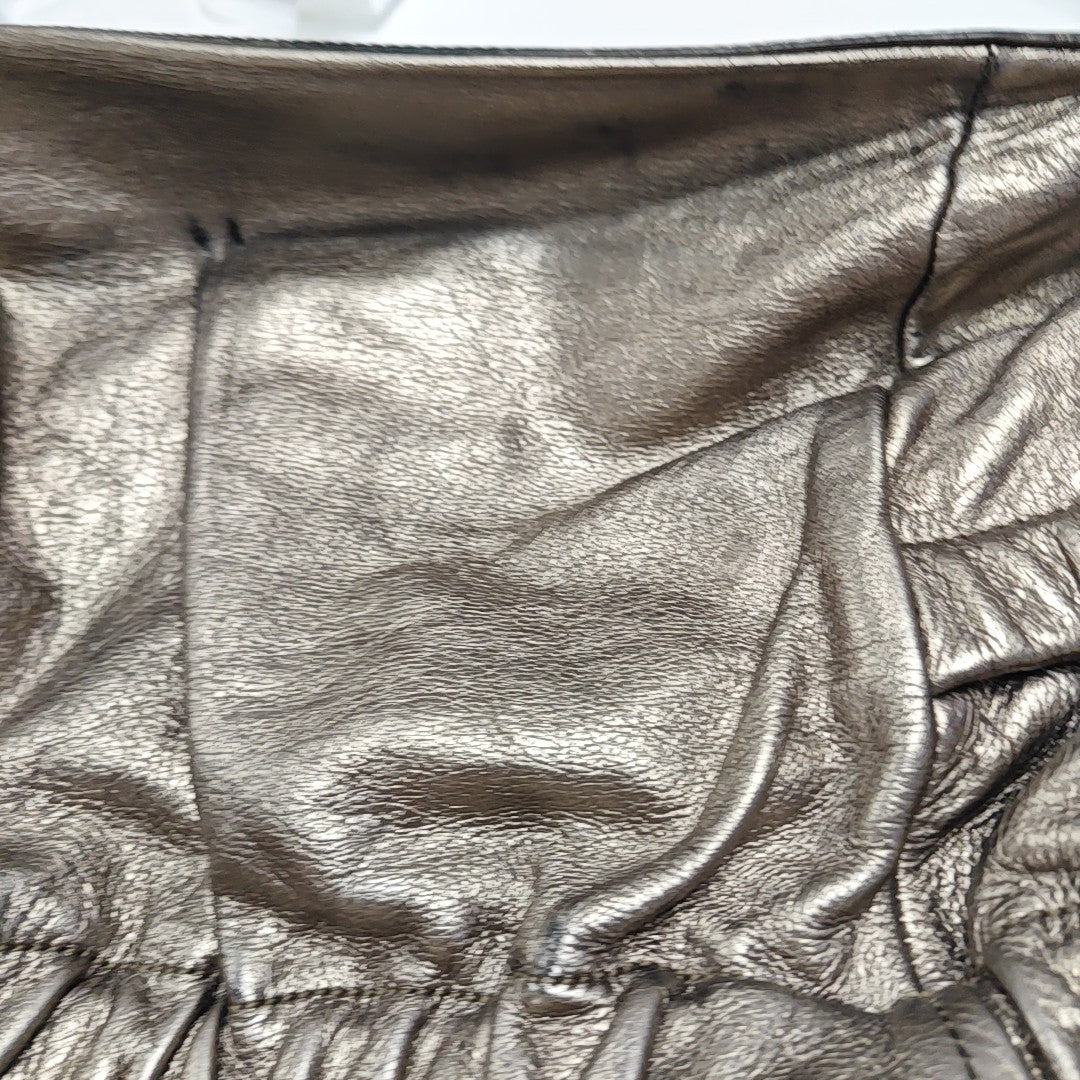 Calfskin Top Handle Bag Beige