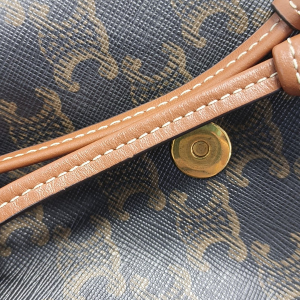 TRIOMPHE Mini Coated Canvas Brown