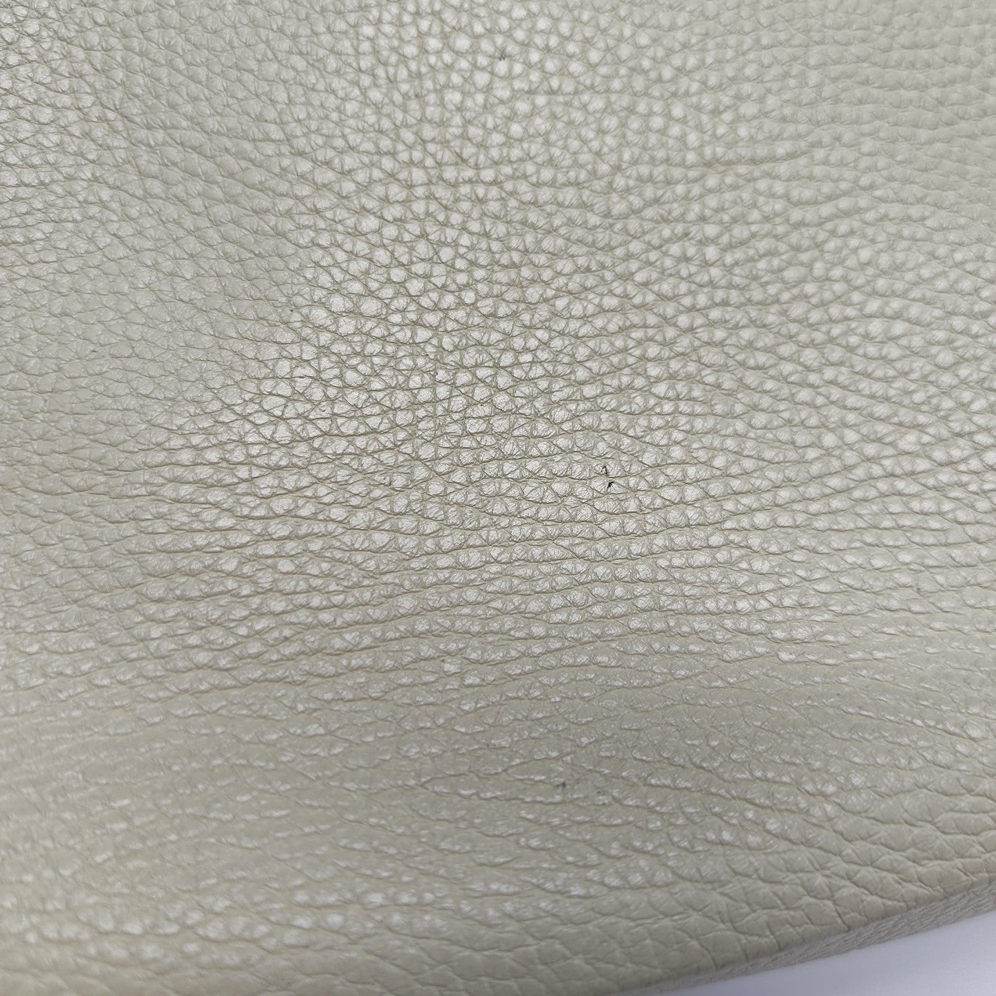 Leather Shoulder Bag White