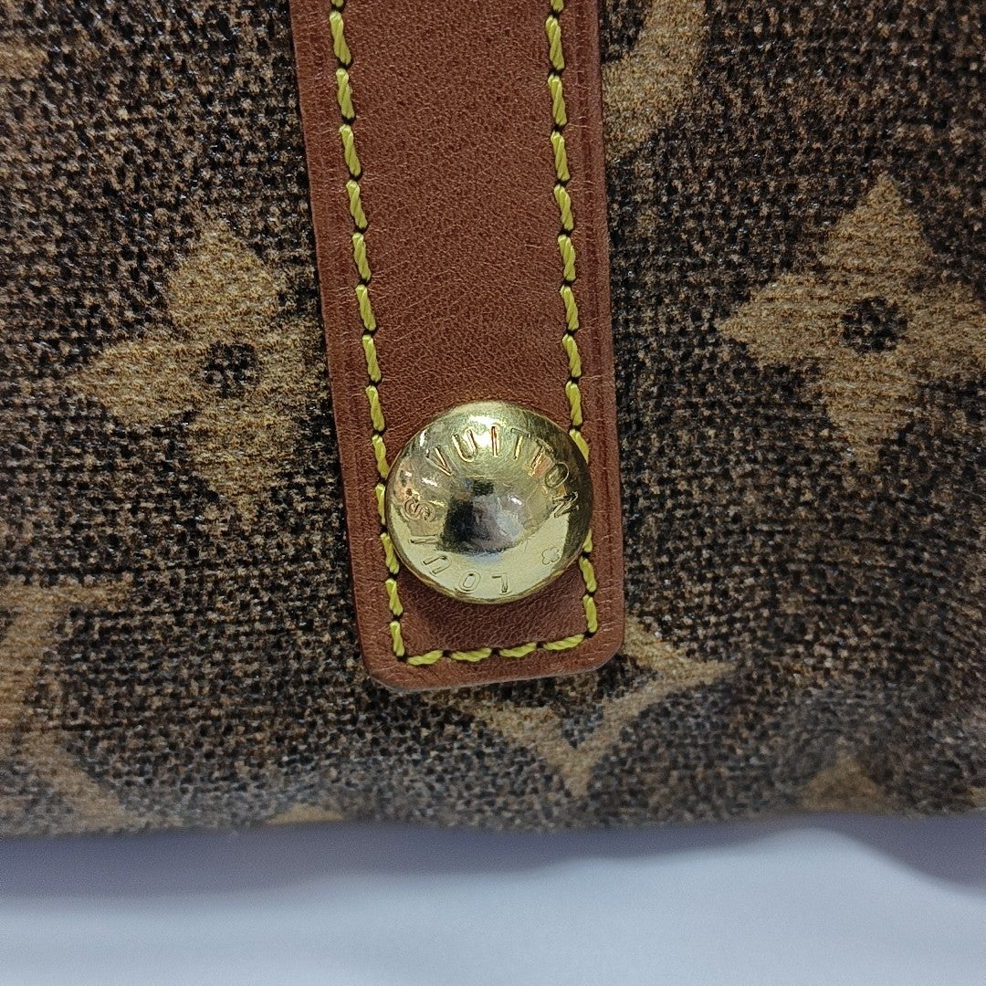 Monogram Coated Canvas Brown
