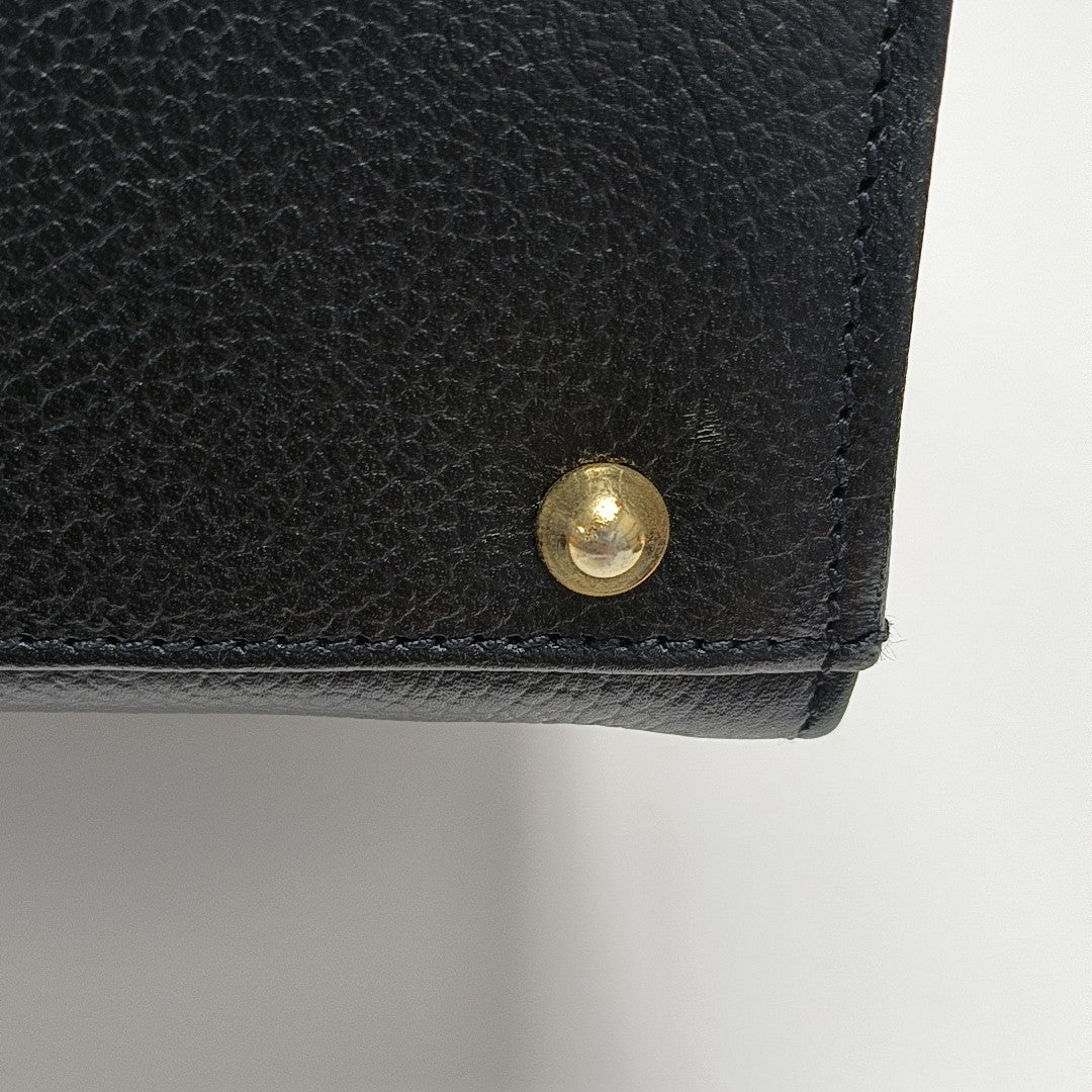 Calfskin Shoulder Bag Black