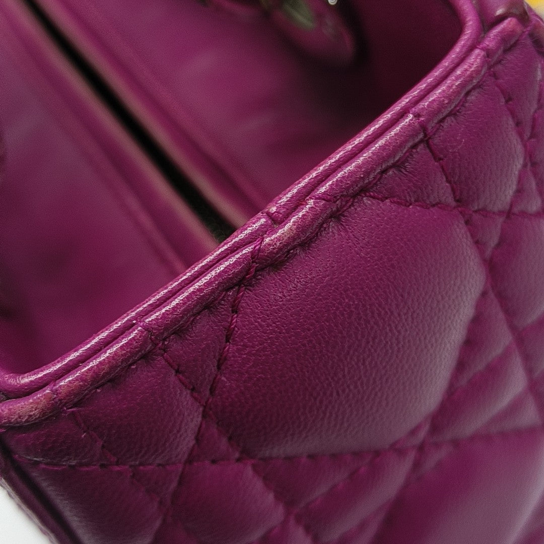 Lady Dior Medium Cannage Lambskin Red