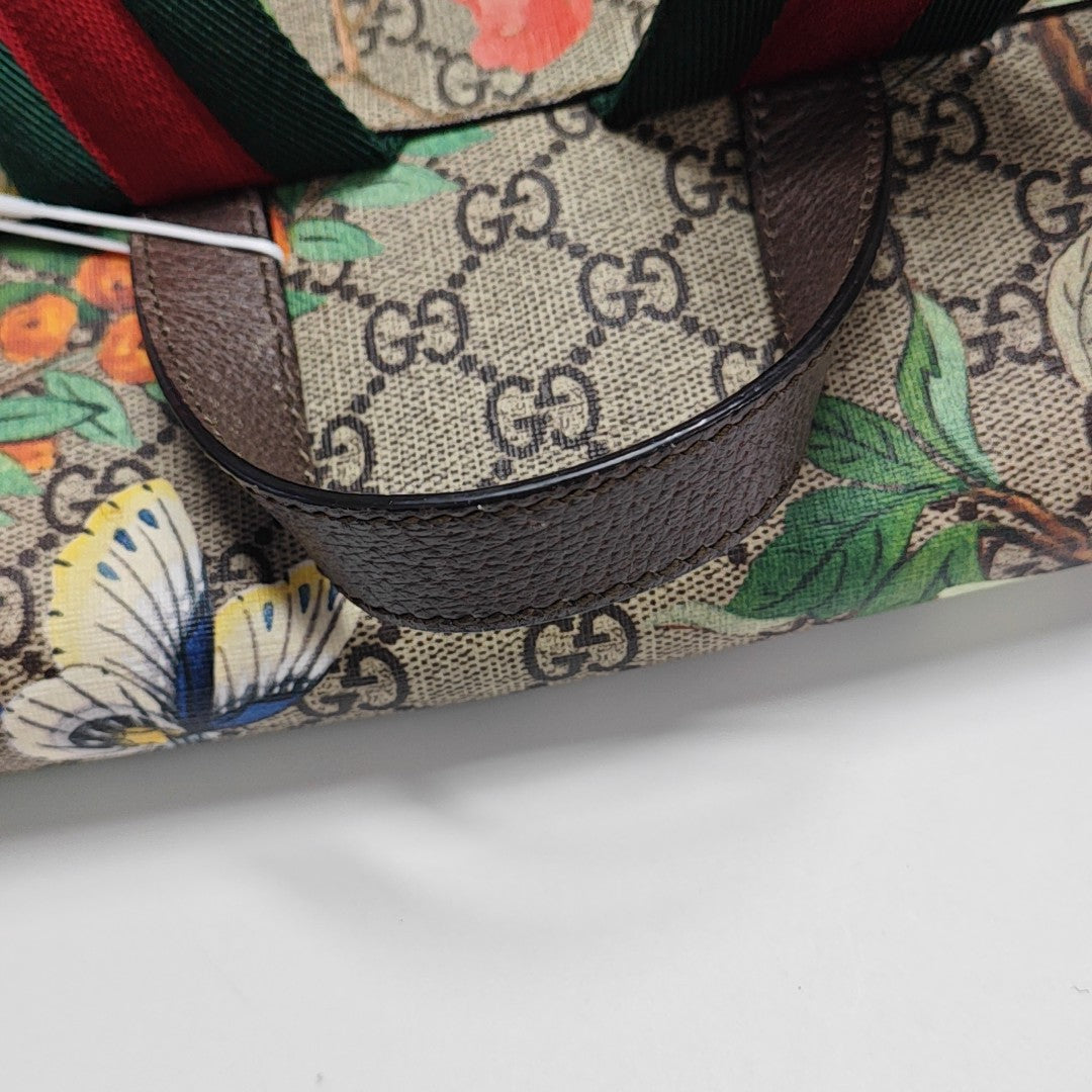 Tian Monogram Coated Canvas Brown