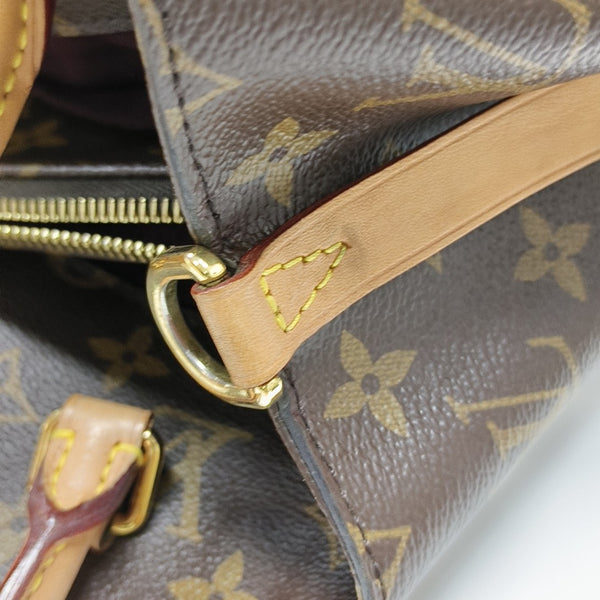 MONTAIGNE Monogram Coated Canvas Brown