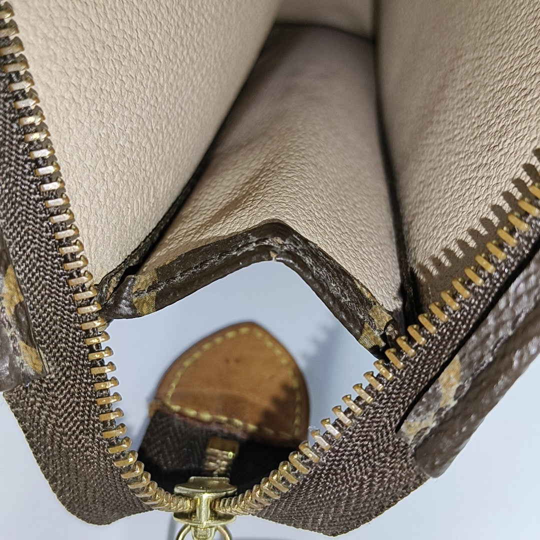 TOILET POCKET 26 Monogram Coated Canvas Brown