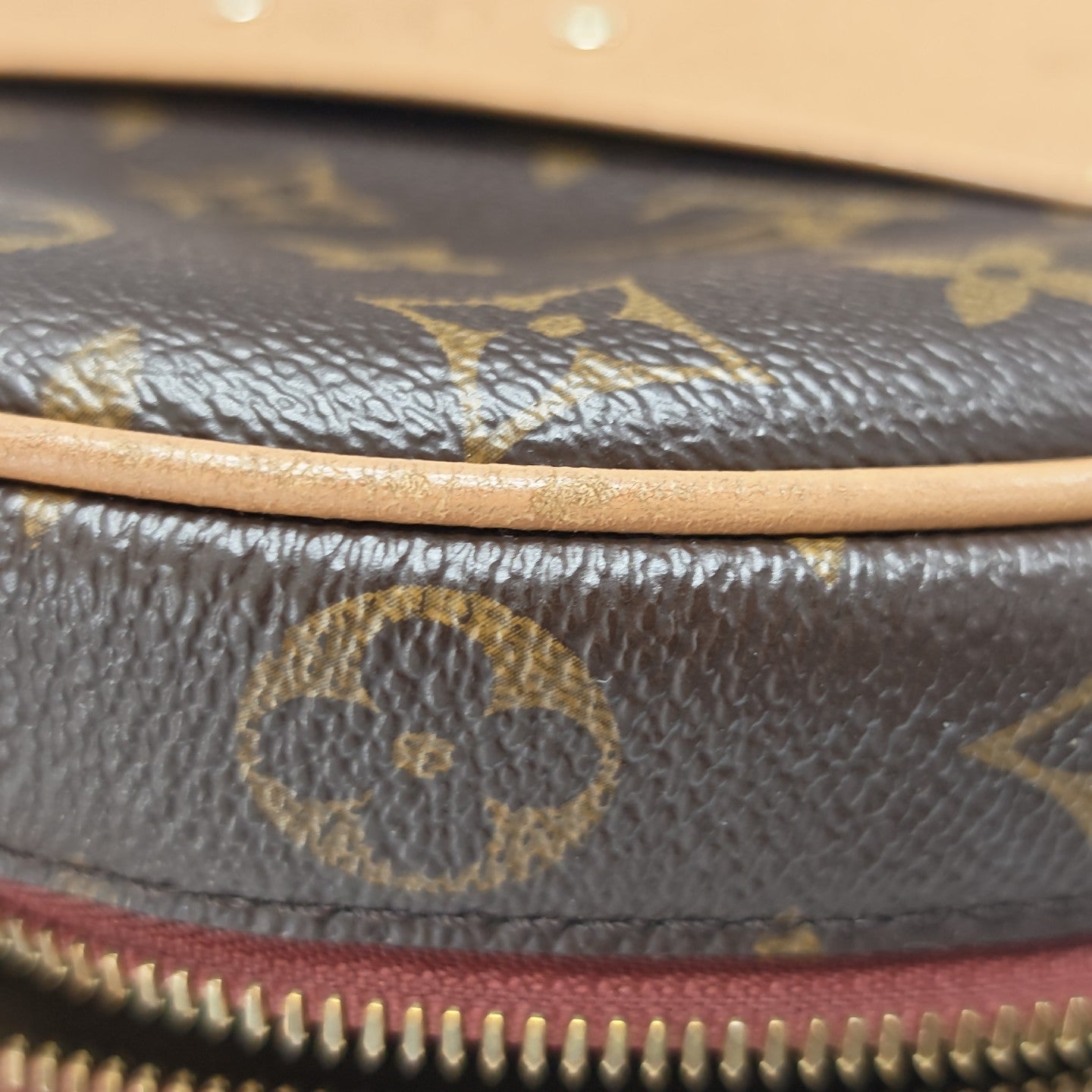 BOITE CHAPEAU MM Monogram Coated Canvas Brown