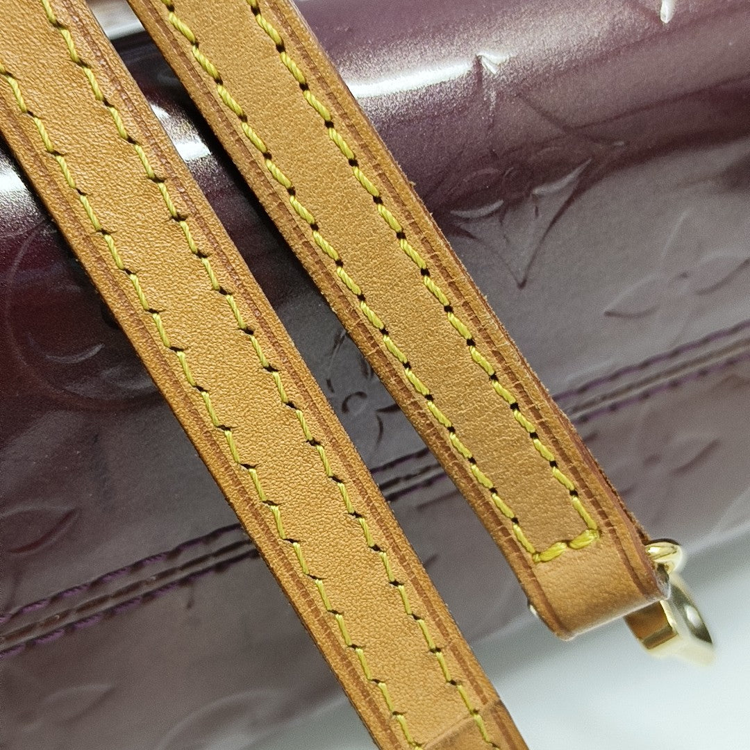 ROXBURY Monogram Patent Leather Red