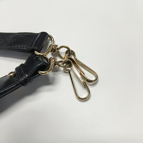 Classic Metallic Edge City Mini Lambskin Black