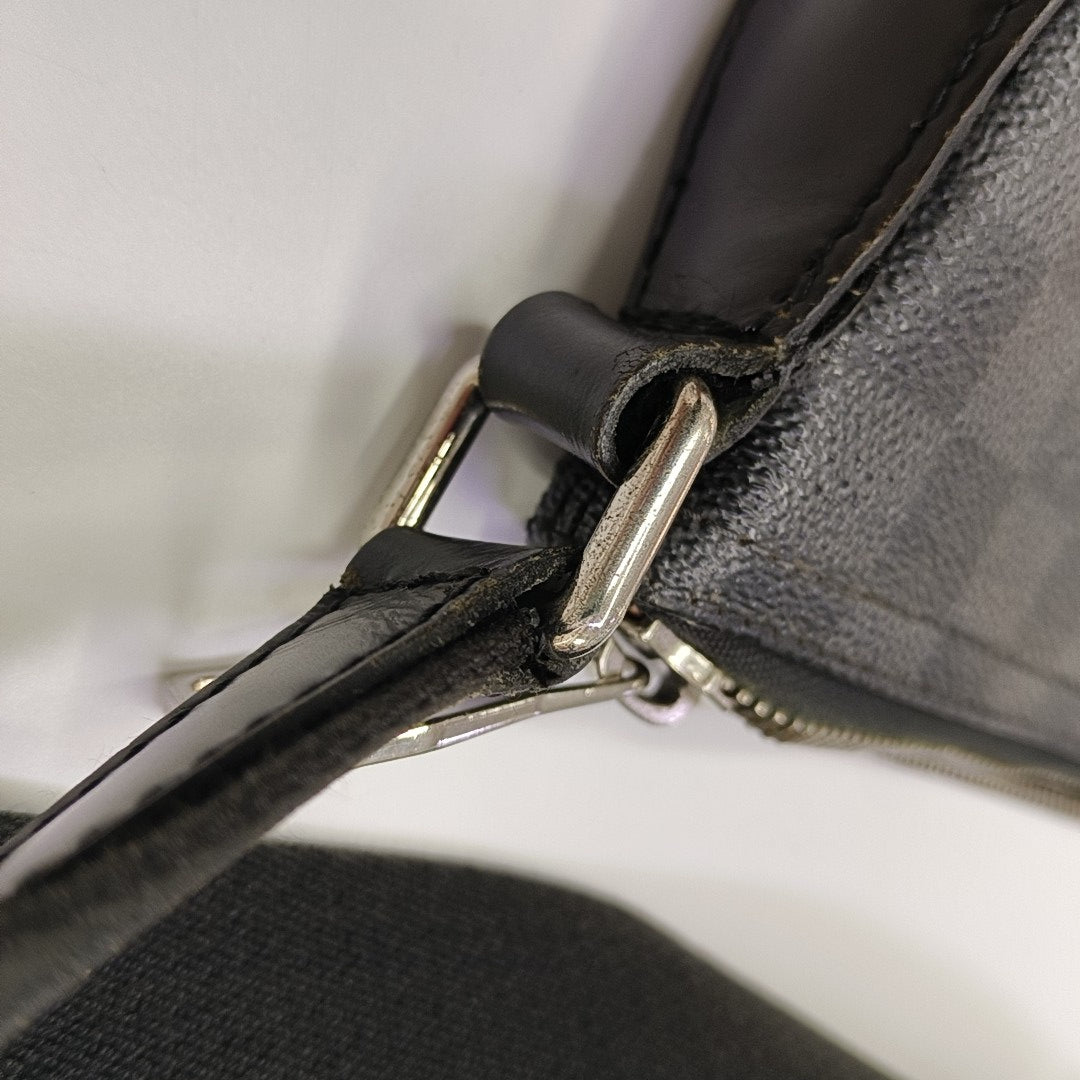MICK MM Damier Graphite Coated Canvas Gray